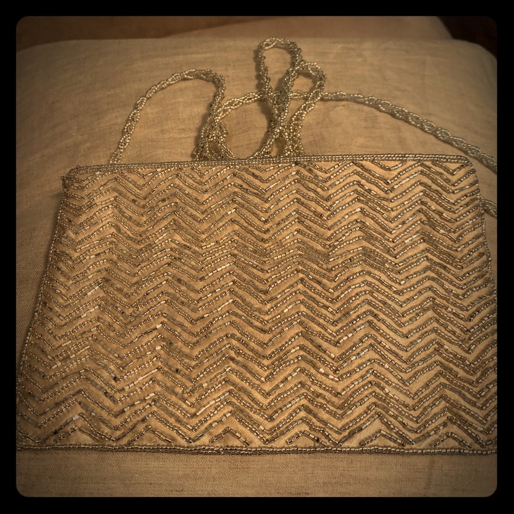 Beaded evening bag